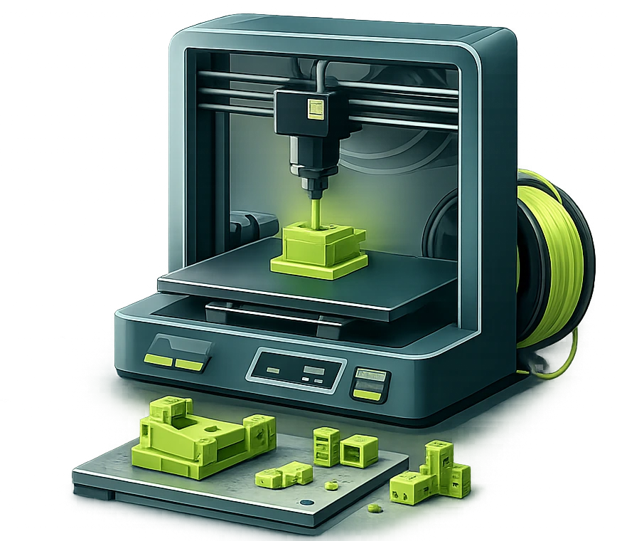Imprimante 3D FDM en atelier